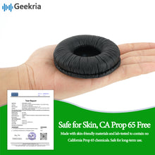 画像をギャラリービューアに読み込む, Geekria イヤーパッド QuickFit 互換性 パッド ジェイビーエル JBL JR300, JR300BT, T450BT, T500BT, Tune 500, Tune 500BT, Tune 510BT, Tune 520 ヘッドホンに対応 パッド イヤー / イヤーカップ (レザーレット / ブラック)