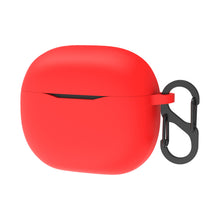 画像をギャラリービューアに読み込む, Geekria シリコン カバー 互換性 カバー JBL Tune 125TWS 対応 True Wireless Earbuds 充電ケース充電ケースカバー 外装カバー キーホルダーフック付き、充電ポートアクセス可能 (Red)