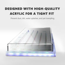 画像をギャラリービューアに読み込む, Geekria キーボード カバー ケース 互換品レイザー Razer Huntsman V2 TKL/ Huntsman Tournament Edition テンキーレス ワイヤレスメカニカルゲーミングキーボード アクリルカバー 保護カバー