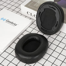 画像をギャラリービューアに読み込む, Geekria イヤーパッド QuickFit 互換性 パッド Turtle Beach Stealth Elite 800 ヘッドホンに対応 パッド イヤー / イヤーカップ (プロテインレザー / 黒)