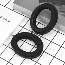 画像をギャラリービューアに読み込む, Geekria イヤーパッド Elite 互換性 パッド ゼンハイザー Sennheiser HD490 Pro, HD490Pro Plus ヘッドホンに対応 パッド イヤー / イヤーカップ ラムスキン (黒)