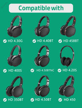 画像をギャラリービューアに読み込む, Geekria イヤーパッド Comfort互換性 パッド ゼンハイザー Sennheiser HD4.50BT, HD4.50BTNC, HD4.40BT, HD4.30G, HD4.20S, HD458BT, HD450, HD450BT, HD400S, HD350BT ヘッドホンに対応 パッド イヤー / イヤーカップ PUレザー +メッシュファブリック (黒)