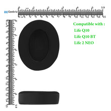 画像をギャラリービューアに読み込む, Geekria イヤーパッド Sport 互換性 パッド アンカー Anker Soundcore Life Q10, Q10 BT, Life 2 NEO ヘッドホンに対応 パッド イヤー / イヤーカップ冷却ジェル (ブラック )