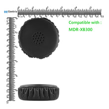 画像をギャラリービューアに読み込む, Geekria イヤーパッド QuickFit 互換性 パッド ソニー SONY MDR-XB300 ヘッドホンに対応 パッド イヤー / イヤーカップ ( プロテインレザー / ブラック )