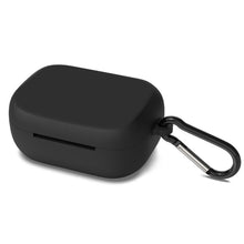 画像をギャラリービューアに読み込む, Geekria シリコンカバー 互換性カバースカルキャンディ Skullcandy Grind Fuel 対応 True Wireless Earbuds 充電ケースカバー 外装カバー キーホルダーフック付き、充電ポートアクセス可能(黒)
