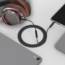 画像をギャラリービューアに読み込む, Geekria ケーブル ナイロン編組 互換性 オーディオコード オーディオテクニカ ATH ATH-M50xBT2 ATH-M20xBT ヘッドホンケーブル、3.5mm に適合する インラインマイクと音量コントロール 1.2m