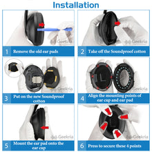 画像をギャラリービューアに読み込む, Geekria イヤーパッド Sport 互換性 パッド ボーズ Bose 700, NC700 ヘッドホンに対応 パッド イヤー / イヤーカップ (冷却ジェル / ブラック)