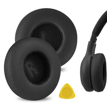 画像をギャラリービューアに読み込む, Geekria イヤーパッド QuickFit 互換性 パッド ジェイビーエル JBL E35, E45BT, E45, C45BT ヘッドホンに対応 パッド イヤー / イヤーカップ (プロテインレザー/ ブラック)