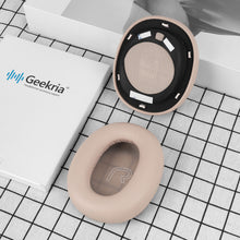 画像をギャラリービューアに読み込む, Geekria イヤーパッド QuickFit 互換性 パッド エディファイアー Edifier W860NB Pro ( Not Compatible with Edifier W860NB Gen1 ) ヘッドホンに対応 パッド イヤー / イヤーカップ ( プロテインレザー/ライトブラウン)