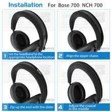 画像をギャラリービューアに読み込む, Geekria カバー 互換性 カバー 伸縮素材 ヘッドバンドカバー ボーズ Bose 700 UC, 700, NCH 700, NC 700 Noise Cancelling Headphones 700 Headphones ヘッドホンに 対応 簡単に装着 工具不要