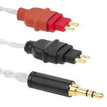 画像をギャラリービューアに読み込む, Geekria アップグレード ケーブル ゼンハイザー Sennheiser HD 25, HD 25-1, HD 25-1 II, HD 25-C, HD 25-13 等ヘッドホン 対応 オーディオ ケーブル 単結晶銀 4芯 (3.5mmプラグ)