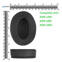 画像をギャラリービューアに読み込む, Geekria イヤーパッド 互換性 パッド ソニー Sony MDR-1ABT, MDR-1RBT, MDR-1RNC ヘッドホンに対応 パッド イヤー / イヤーカップ (冷却ジェル / 極太 ブラック)