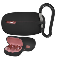 画像をギャラリービューアに読み込む, Geekria シリコン カバー 互換性 ジェイビーエル JBL Live Pro 2 TWS 対応 True Wireless Earbuds 充電ケースカバー 外装カバー キーホルダーフック付き、充電ポートアクセス可能