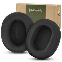 画像をギャラリービューアに読み込む, Geekria イヤーパッド Comfort互換性 パッド Baseus D05 ヘッドホンに対応 パッド イヤー / イヤーカップ メッシュファブリック (黒)