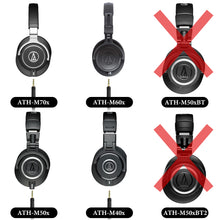 画像をギャラリービューアに読み込む, Geekria オーディオケーブル オーディオテクニカ ATH ATH-M50x ATH-M70x ATH-M40x M50xrd M50xwh ATH-M60x ATH-M40 ATH-M50 に対応 ヘッドホンケーブル 2.5mm AUXケーブル (5.6 ft/1.7 m)