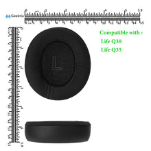 画像をギャラリービューアに読み込む, Geekria イヤーパッド Sport 互換性 パッド アンカー Anker Soundcore Life Q30, Life Q35 ヘッドホンに対応 パッド イヤー / イヤーカップ 冷却ジェル (黒)