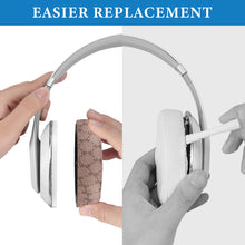 画像をギャラリービューアに読み込む, Geekria イヤーパッド SNAP マグネチック 互換性 パッド ビーツバイドクタードレ Beats Studio Pro ヘッドホンに対応 パッド イヤー / イヤーカップ プロテインレザー (ブラウン, 1組)