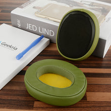 画像をギャラリービューアに読み込む, Geekria イヤーパッド QuickFit 互換性 パッド スカルキャンディ Skullcandy Venue Wireless ANC ヘッドホンに対応 パッド イヤー / イヤーカップ ( プロテインレザー / 緑 )