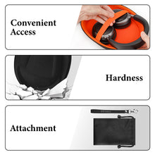 画像をギャラリービューアに読み込む, Geekria Shield ヘッドホンケース 互換性 ハードケース 旅行用 ハードシェルケース ボーズ Bose QuietComfort, Noise Cancelling Headphones 700, nc 700, QC35 II, QC25, QCSE, SoundLink, SoundTrue, AE2 に対応 収納ポーチ付き (ブラック)