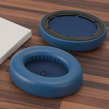 画像をギャラリービューアに読み込む, Geekria イヤーパッド QuickFit 互換性 パッドワンモア 1MORE SonoFlow ヘッドホンに対応 パッド イヤー / イヤーカップ プロテインレザー (青)