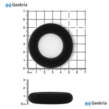 画像をギャラリービューアに読み込む, Geekria イヤーパッド Comfort 互換性 パッド コス Koss Porta Pro, PP/ KPH40/ KSC35/ KSC11/ KSC17/ KSC75 ヘッドホンに対応 パッド イヤー / イヤーカップ メモリーフォーム (黒)