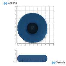 画像をギャラリービューアに読み込む, Geekria イヤーパッドComfort 互換性 パッド ジェイビーエル JBL Tune 600 (T600BTNC, 600BTNC)/ 660 (T660NC, 660NC)/ 670 (T670NC, 670NC) ヘッドホンに対応 パッド イヤー / イヤーカップ メッシュファブリック(青)
