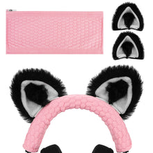 画像をギャラリービューアに読み込む, Geekria カバー 互換性 ニット生地 ヘッドバンド猫耳スーツ レイザー Razer, スティールシリー SteelSeries, HyperX, ゼンハイザー Sennheiser, アストロテック ASTRO, ソニー Sony, ロジクール Logitech, オーディオテクニカ ATH ヘッドホンに 対応 簡単に装着 工具不要