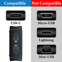 画像をギャラリービューアに読み込む, Geekria 充電ケーブル 互換性 Type-C 充電コード USB to USB-C ソニー Sony LSPX-S3, SRS-XB100, SRS-XB43, SRS-XB33, SRS-XB23, SRS-XB13 に対応 (白/30cm 2個)