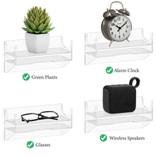 画像をギャラリービューアに読み込む, Geekria アクリル製壁掛けスピーカーブラケット Beats Pill 対応 浴室、キッチン、トイレ、寝室、オフィスの壁掛けに最適 (透明)