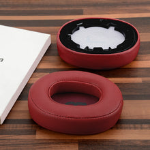 画像をギャラリービューアに読み込む, Geekria イヤーパッド QuickFit 互換性 パッド ジェイビーエル JBL Tune 700BT/ 750BTNC/ 710BT/ 720BT/ 760NC/ 770NC Wireless Over-Ear ヘッドホンに対応 パッド イヤー / イヤーカップ プロテインレザー (赤)