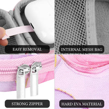 画像をギャラリービューアに読み込む, Geekria NOVA シールド イヤフォン ケースApple AirPods 4/3/2/Pro 2 完全ワイヤレス イヤフォンと互換性あり、交換用ハードシェル トラベル キャリング バッグカラビナ クリップ付き