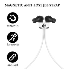 画像をギャラリービューアに読み込む, Geekria ワイヤレス イヤホン磁気紛失防止ストラップ アクセサリー、ソフト シリコーン スポーツ イヤホン紛失防止ストラップ、ストラップ、ジェイビーエル JBL Vibe Beam, Tune Flex, Tune 230NC TWS (ホワイト/2 Pack)