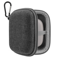 画像をギャラリービューアに読み込む, Geekria シールド イヤフォン ケースボーズ Bose QuietComfort Ultra (2nd Gen), QC Ultra, Ultra Open トゥルー ワイヤレス イヤフォンと互換性あり、交換用ハードシェル トラベル キャリング バッグ カラビナ クリップ付き (グレー)
