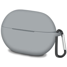 画像をギャラリービューアに読み込む, Geekria シリコン カバー 互換性 カバー HUAWEI Freebuds Pro 対応 True Wireless Earbuds 充電ケース充電ケースカバー 外装カバー キーホルダーフック付き、充電ポートアクセス可能 (Grey)