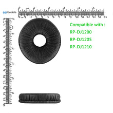 画像をギャラリービューアに読み込む, Geekria イヤーパッド QuickFit 互換性 パッド パナソニック パナソニック Panasonic Technics RP-DJ1200, RP-DJ1205, RP-DJ1210 ヘッドホンに対応 パッド イヤー / イヤーカップ ( プロテインレザー / ブラック)