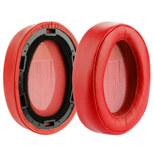 画像をギャラリービューアに読み込む, Geekria イヤーパッド QuickFit 互換性 パッド ソニー Sony MDR 100ABN WH H900N ヘッドホンに対応 パッド イヤー / イヤーカップ ( プロテインレザー / 赤 )