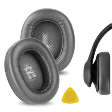 画像をギャラリービューアに読み込む, Geekria イヤーパッド QuickFit 互換性 パッド ジェイビーエル JBL Everest 750/ 750NC Over-Ear Wireless ヘッドホンに対応 パッド イヤー / イヤーカップ (プロテインレザー /黒)