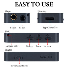 画像をギャラリービューアに読み込む, Geekria Pocket Box 3 USB-C ポータブル ヘッドホンアンプ、4.4mm バランス出力と 3.5mm ステレオ出力、ミニ Hi-Fi DAC デュアルチップ CS43131、最大 384KHz/32bit をサポート