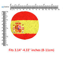 画像をギャラリービューアに読み込む, Geekria カバー 2 ペア 互換性 イヤーパッドカバー (SGS認証済) 劣化防止、防塵 ヘッドホン交換用 ストレッチニット 8-11CM ヘッドホン用 洗濯可 (中くらい / スペイン国旗)