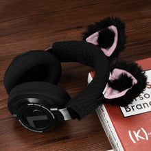 画像をギャラリービューアに読み込む, Geekria カバー 互換性 ニット生地 ヘッドバンド猫耳スーツ レイザー Razer, スティールシリー SteelSeries, HyperX, ゼンハイザー Sennheiser, アストロテック ASTRO, ソニー Sony, ロジクール Logitech, オーディオテクニカ ATH ヘッドホンに 対応 簡単に装着 工具不要