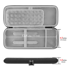 画像をギャラリービューアに読み込む, Geekria キーボード キャリング ケース、ロジクール Logicool Keys-to-GO 2 コンボ キーボード ケース、ロジクール Logicool Keys to GO 2 および Pebble マウス コンボ ケースと互換性あり。ハード シェル保護トラベル バッグ (ダーク グレー)
