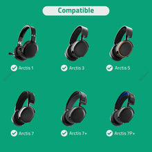 画像をギャラリービューアに読み込む, Geekria イヤーパッド Comfort 互換性 パッド スティールシリーズ SteelSeries Arctis 1/ 3/ 5/ 7/ 7+/ 7P/ 7P+/ 7X/ 7X+/ 9/ 9X/ Pro/ Prime ヘッドホンに対応 パッド イヤー / イヤーカップベロア (黒)