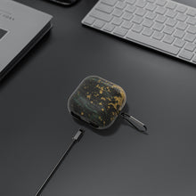 画像をギャラリービューアに読み込む, Geekria PC カバー 互換性 カバー Beats Powerbeats Pro 対応 True Wireless Earbuds 充電ケース充電ケースカバー 外装カバー キーホルダーフック付き、充電ポートアクセス可能 (Marble Black Gold)