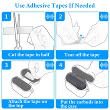 画像をギャラリービューアに読み込む, Geekria シリコン カバー 互換性 カバー ジャブラ Jabra ELITE 4 Active 対応 True Wireless Earbuds 充電ケースカバー 外装カバー、キーホルダーフック付き、フロントLED可視 (黒)