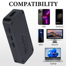 画像をギャラリービューアに読み込む, Geekria Pocket Box 3 USB-C ポータブル ヘッドホンアンプ、4.4mm バランス出力と 3.5mm ステレオ出力、ミニ Hi-Fi DAC デュアルチップ CS43131、最大 384KHz/32bit をサポート