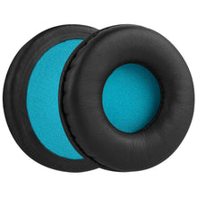 画像をギャラリービューアに読み込む, Geekria イヤーパッド QuickFit互換性 パッド ソニー SONY MDR-ZX600 ヘッドホンに対応 パッド イヤー / イヤーカップ ( プロテインレザー / ブラック 青 )
