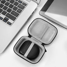 画像をギャラリービューアに読み込む, Geekria シールド イヤフォン ケースボーズ Bose New QC, QC Ultra, QC Earbuds ii, Ultra Open トゥルー ワイヤレス イヤフォンと互換性あり、交換用ハードシェル トラベル キャリング バッグ カラビナ クリップ付き (グレー)