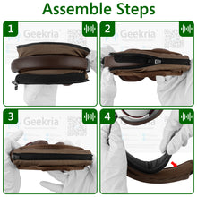 画像をギャラリービューアに読み込む, Geekria ヘッドバンドカバー + パッド セット ATH Bose Beats EDIFIER Hyperx JBL Logitech Plantronics Sennheiser Skullcandy Sony に対応 ヘッドホンパッド Protein Pad ( ブラウン / M )