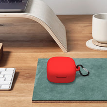 画像をギャラリービューアに読み込む, Geekria シリコン カバー 互換性 カバー JBL Live PRO+ 対応 True Wireless Earbuds 充電ケース充電ケースカバー 外装カバー キーホルダーフック付き 充電ポートアクセス可能 (Red)