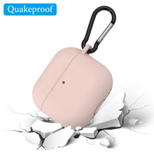 画像をギャラリービューアに読み込む, Geekria シリコン カバー 互換性 カバー アップル Apple AirPods 4 対応 True Wireless Earbuds 充電ケースカバー 外装カバー キーホルダーフック付き、充電ポートアクセス可能 (ピンク)